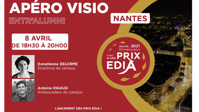 NANTES : Apéro visio entr'Alumni spécial prix EDIA !