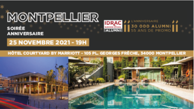 Soirée Anniversaire 🎉 MONTPELLIER : Le 25 Novembre !  