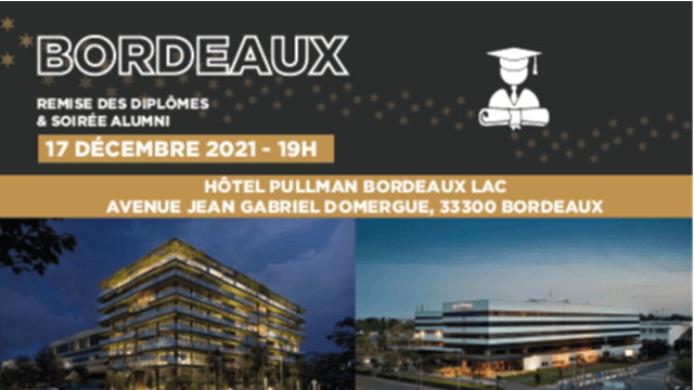 BORDEAUX : Ouverture des inscriptions pour la soirée Alumni  🎉
