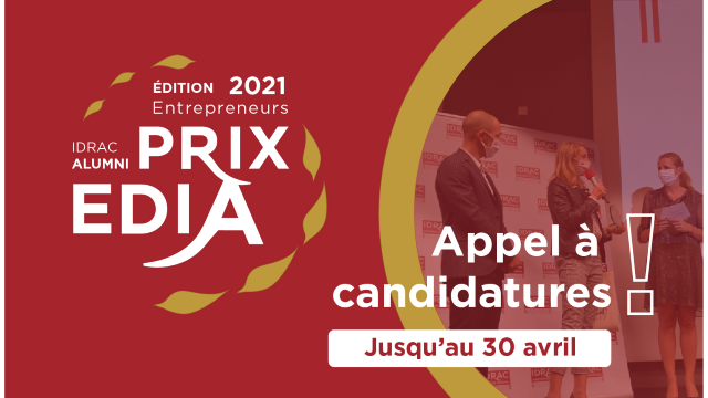 L'appel à candidatures pour l'édition 2021 des Prix EDIA est lancé ! 