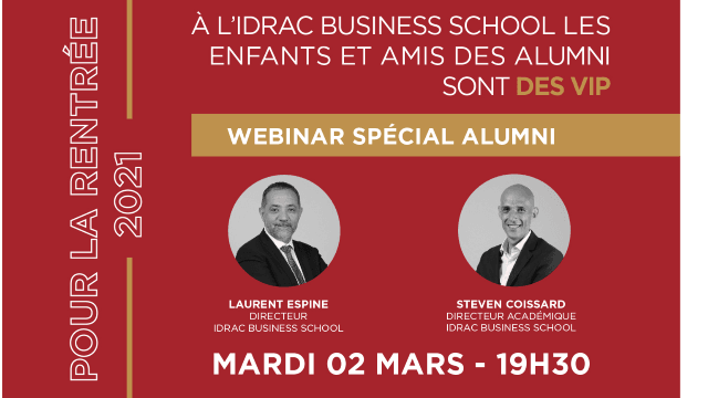 Webinar spécial Alumni : Rendez-vous le 2 mars à 19h30