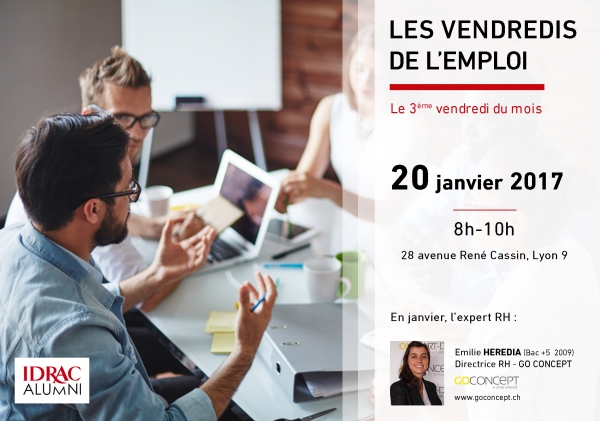 Les Vendredis de l'emploi : coaching RH - Lyon