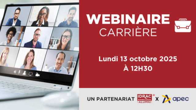 Webinaire APEC 💻 : Reconversion, comment faire ? - RDV le 13/10/25
