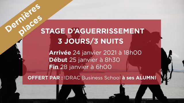 Stage d’aguerrissement 3 jours/3 nuits