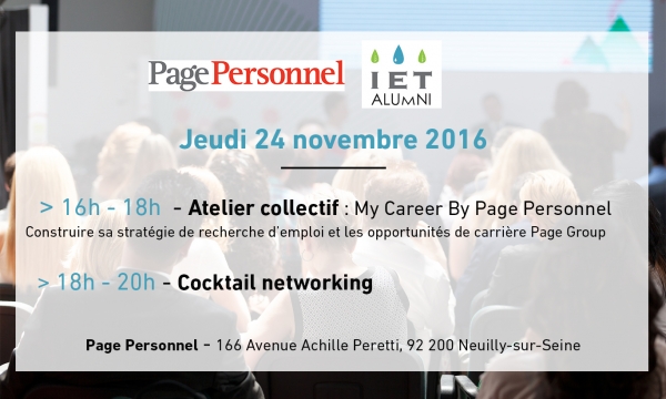 Coaching RH avec Page Personnel à Paris - 24/11/2016 